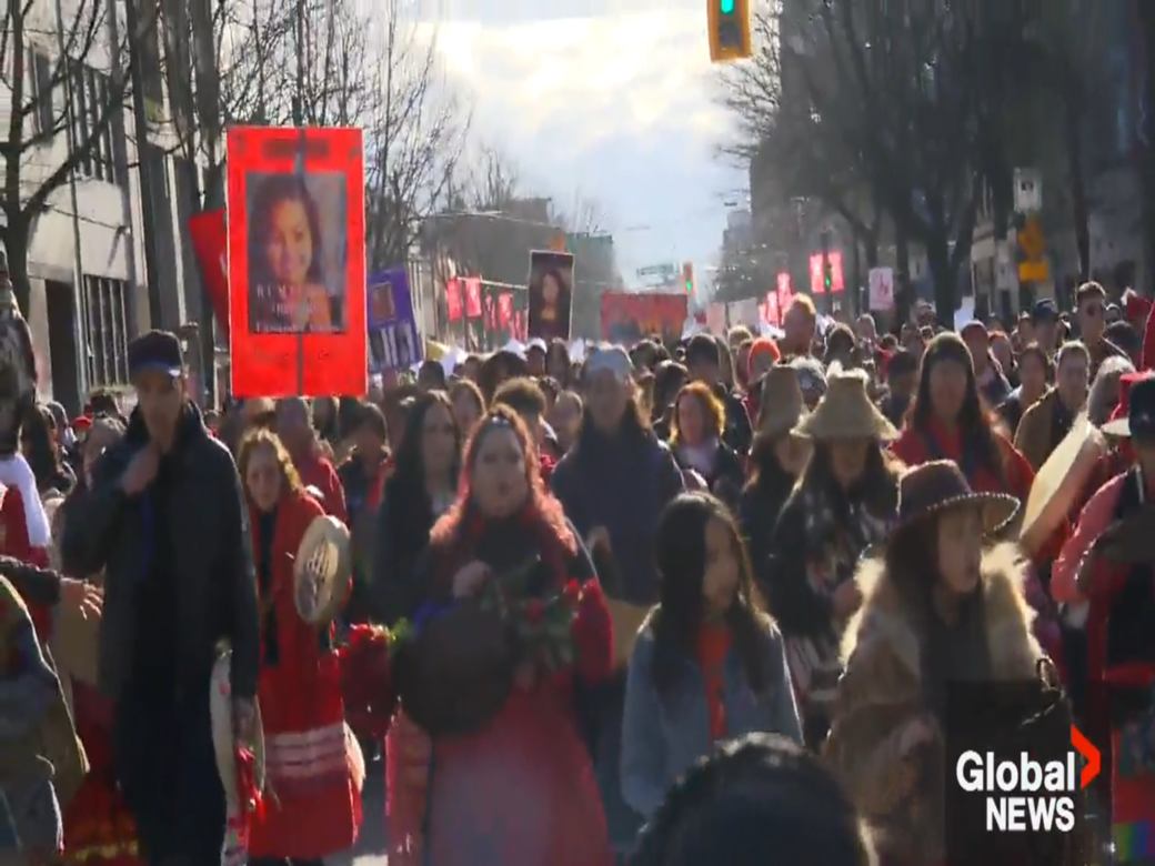 Over a thousand attend Women’s Memorial March for MMIWG in Vancouver