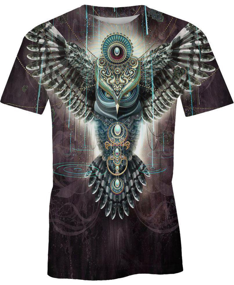 Night Owl 3D Hoodie - Native American Pride Shop