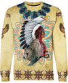 Native Yellow Pattern 3D Hoodie - Native American Pride Shop