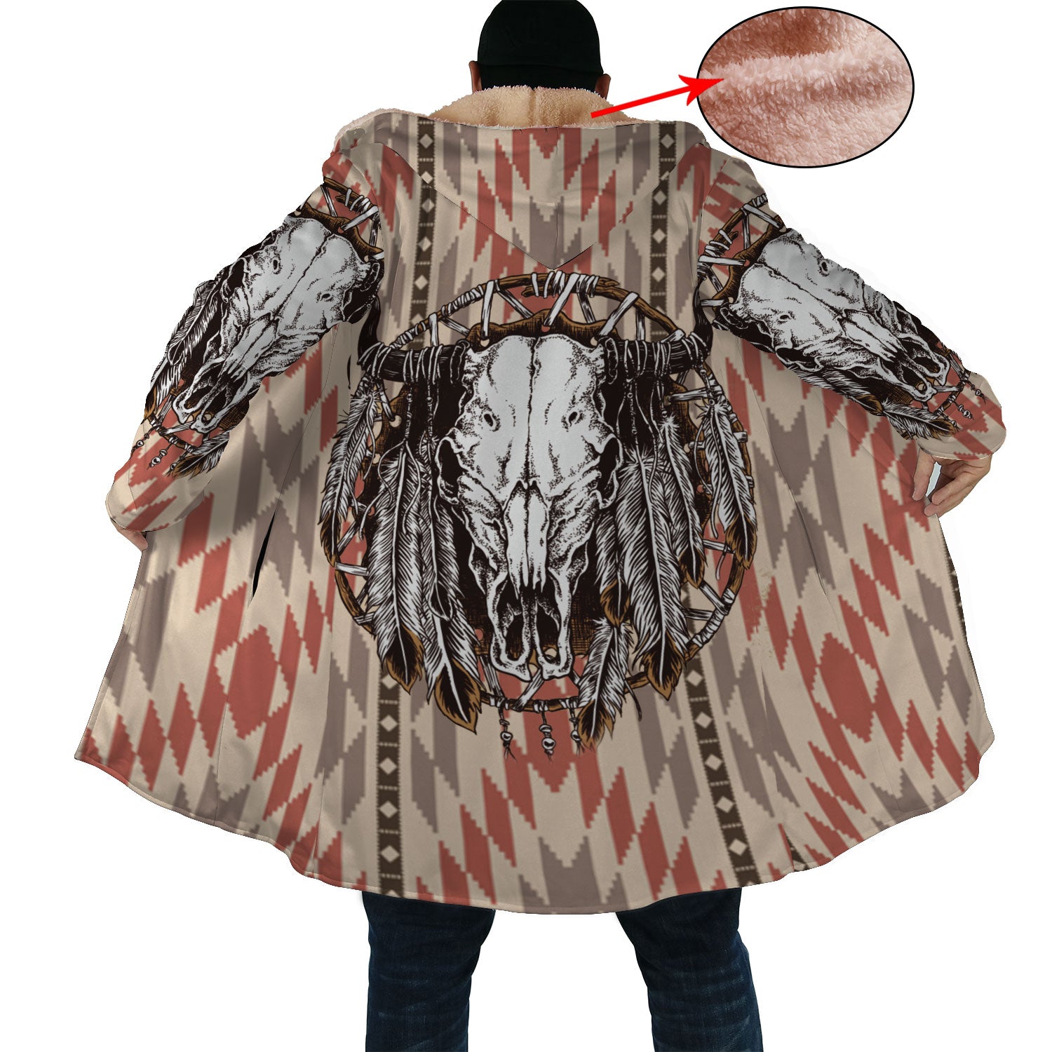 Native American Bufalo Pattern Dream Cloak WCS