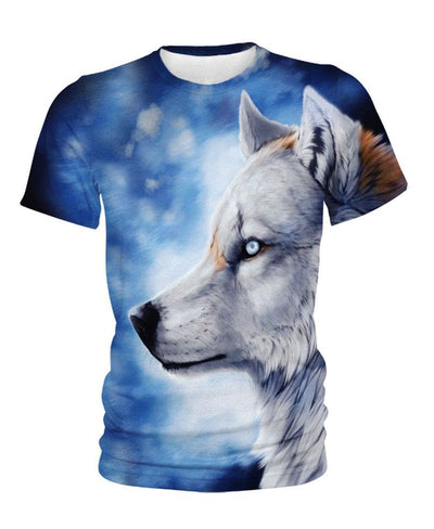 White Wolf 3D Hoodie - Native American Pride Shop