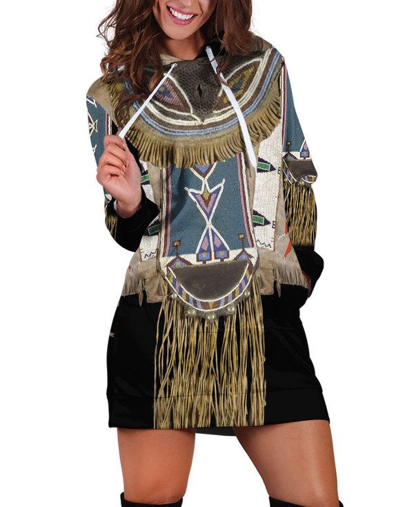 Native Style Moss Hoodie Dress WCS