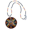 Trail of Tears Beaded Sunburst Handmade Beaded Wire Necklace PendantUnisex With Native American Style