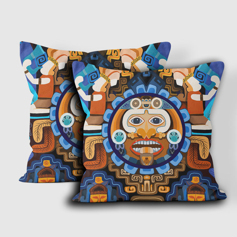 Native American Totem Pattern Pillow Cover WCS