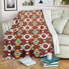 Brown Pattern Fleece Blanket WCS