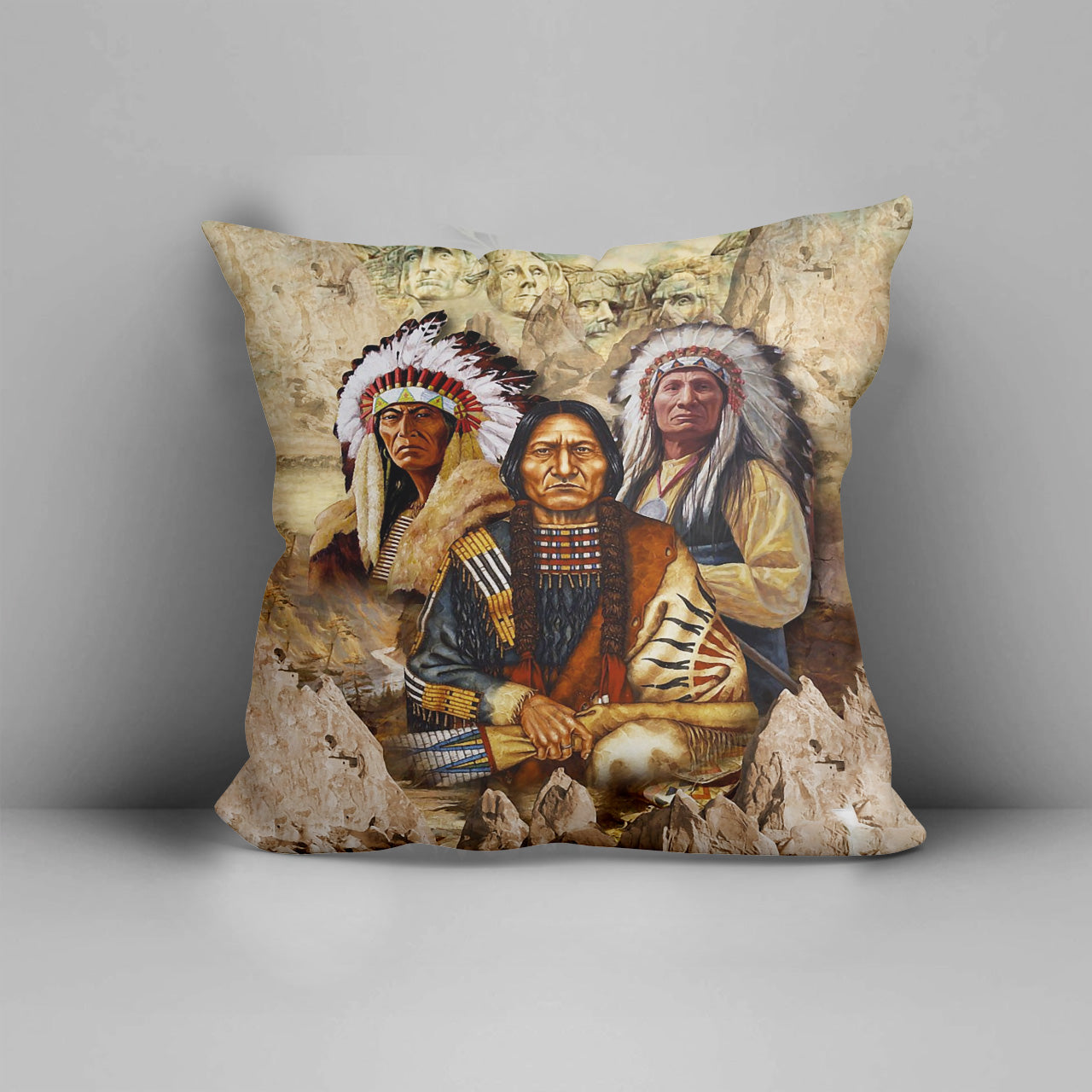 Sitting Bull Pillow Cover WCS