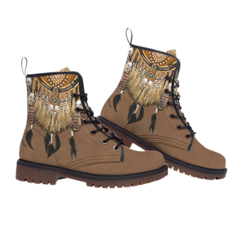 Feather Native Leather Martin Short Boots WCS