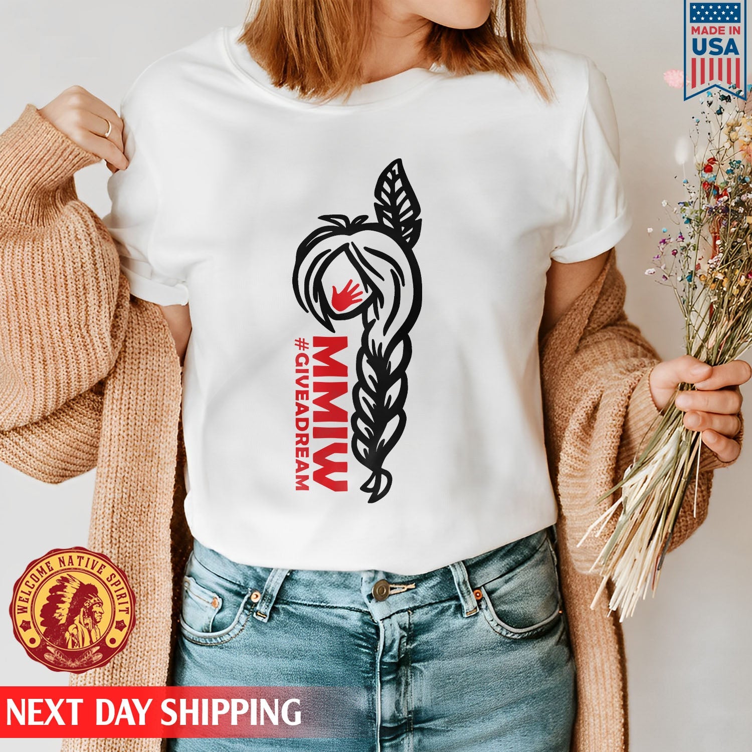 Give A Dream MMIW Native Girl Unisex T-Shirt/Hoodie/Sweatshirt