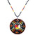 MMIW Sunburst Handmade Beaded Wire Necklace Pendant Unisex With Native American Style