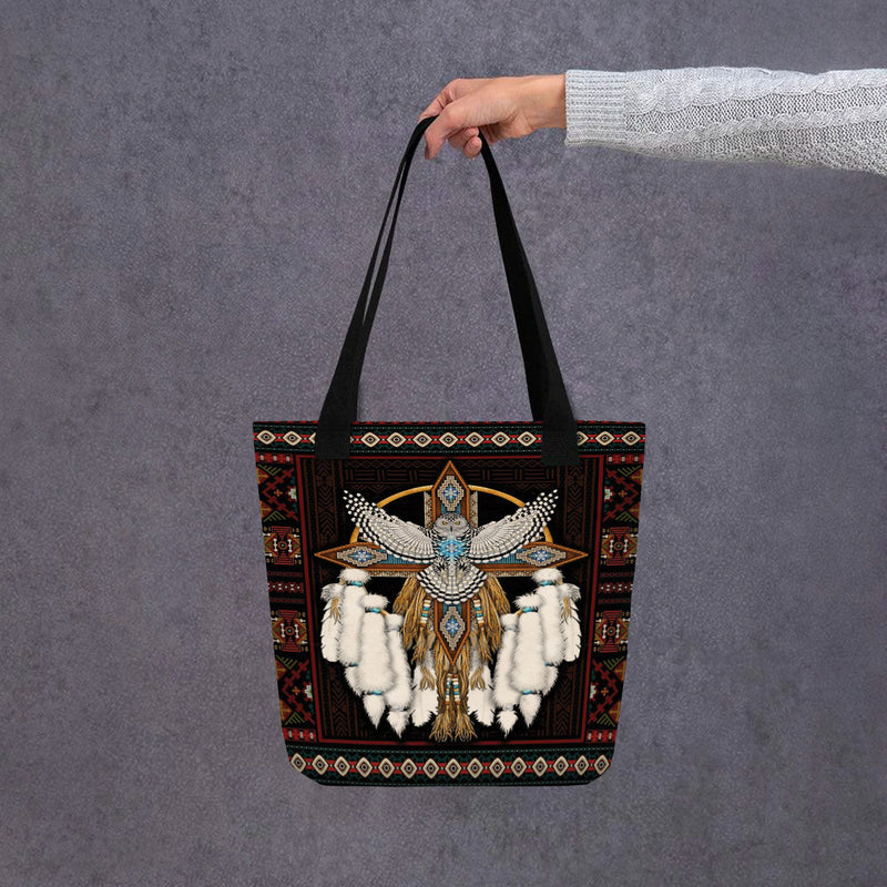 Owl Native American Tote bag WCS