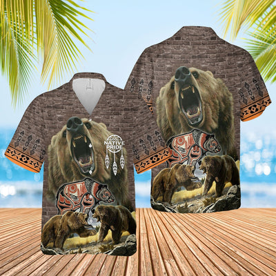 Native Bear Hawaiian Shirt WCS