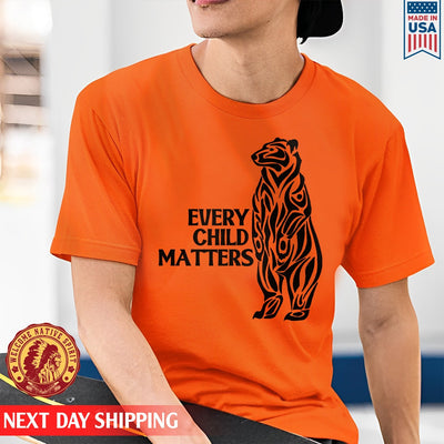 Every Child Matters Black Bear For Orange Day Unisex T-Shirt/Hoodie/Sweatshirt