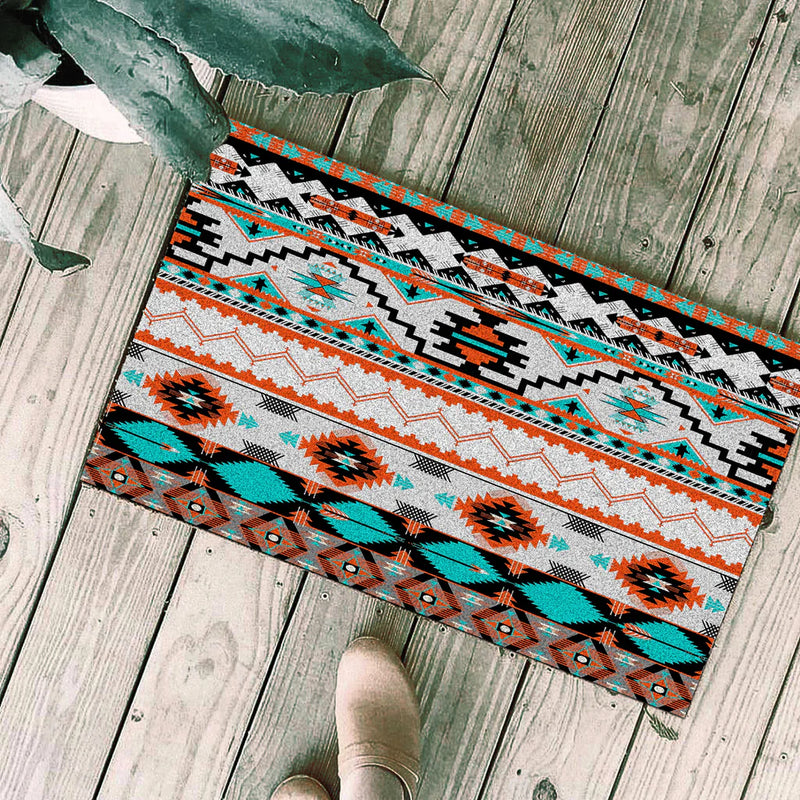 Border Design Patterns Native Doormat