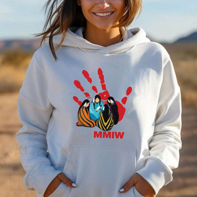 MMIW Indigenous Women Together With Red Hand Unisex T-Shirt/Hoodie/Sweatshirt