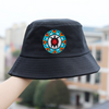 Blue Turtle Beaded Unisex Cotton Bucket Hat with Native American