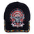 Skull Headdress Embroidered Beaded Baseball Cap With Brim Unisex Native American Style