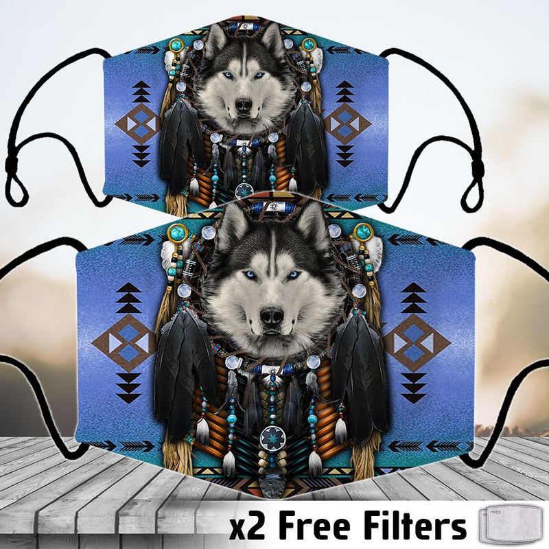 Native Wolf Mask WCS