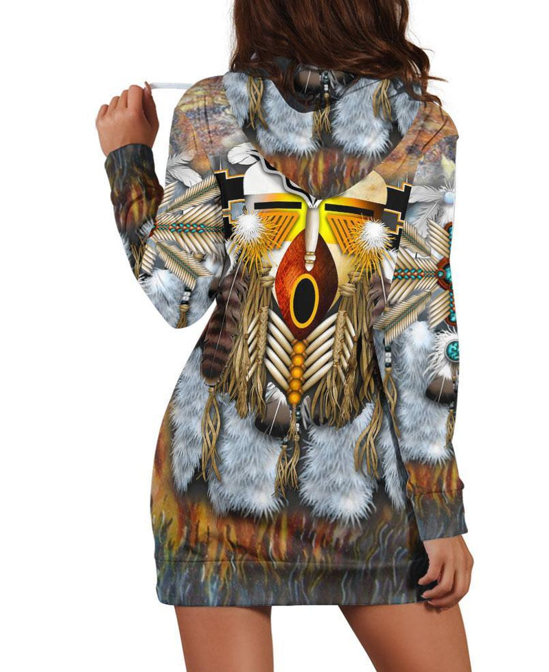 Feather Native Hoodie Dress WCS