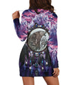 Purple Bear Dream Hoodie Dress WCS