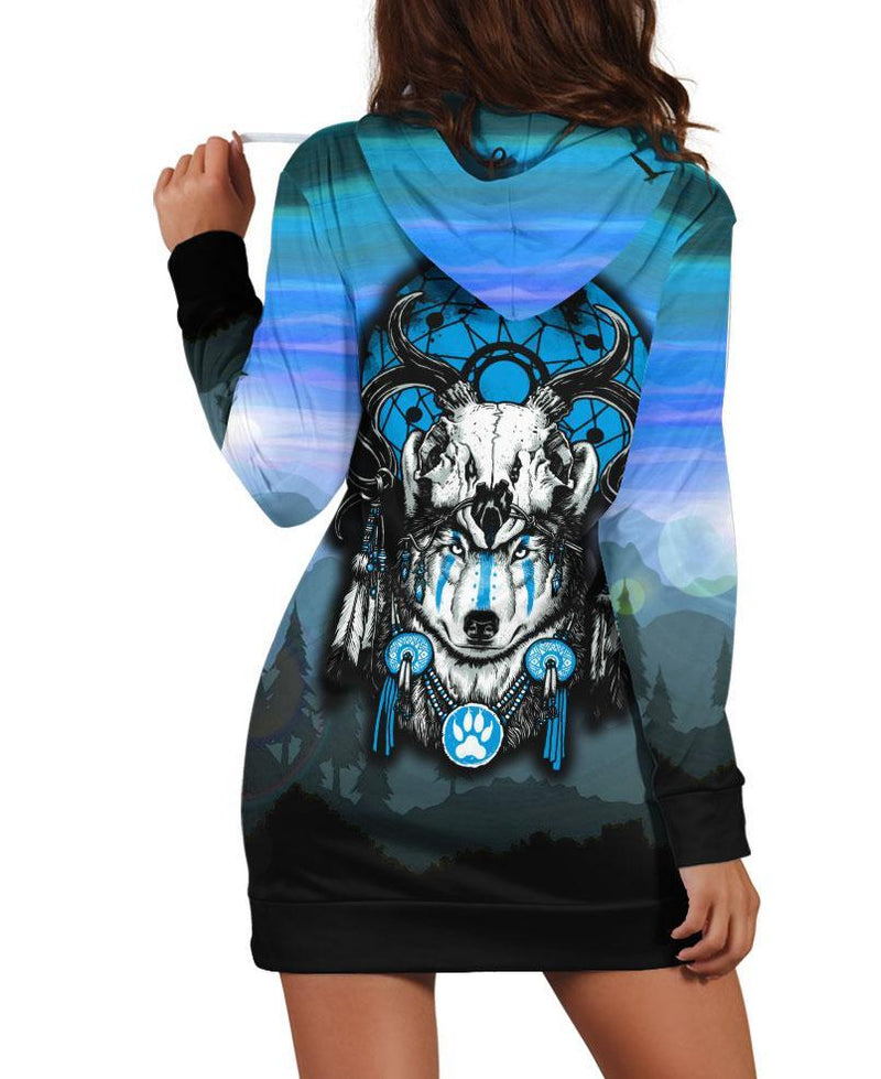 Lovely Wolf Dream Hoodie Dress WCS