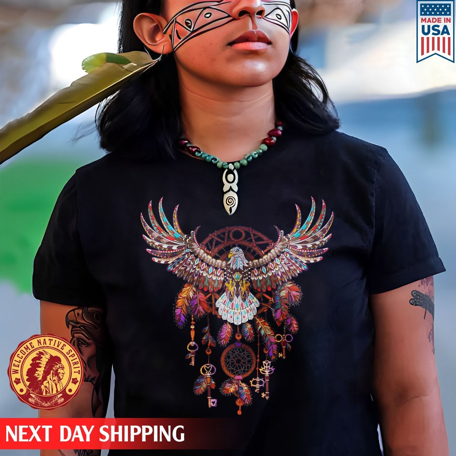 Native Amerrican Eagle Feather Native Unisex T-Shirt/Hoodie/Sweatshirt
