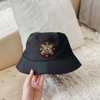 Trail of Tears Beaded Unisex Cotton Bucket Hat with Native American