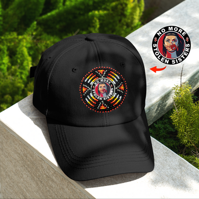 MMIW Baseball Cap With Patch Cotton Unisex Native American Style