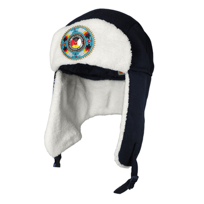 MMIW Beaded Winter Trapper Hats For Men Women Native American Style