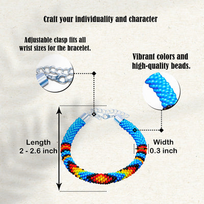 Native Americans Inspired Beaded Handmade Bracelet