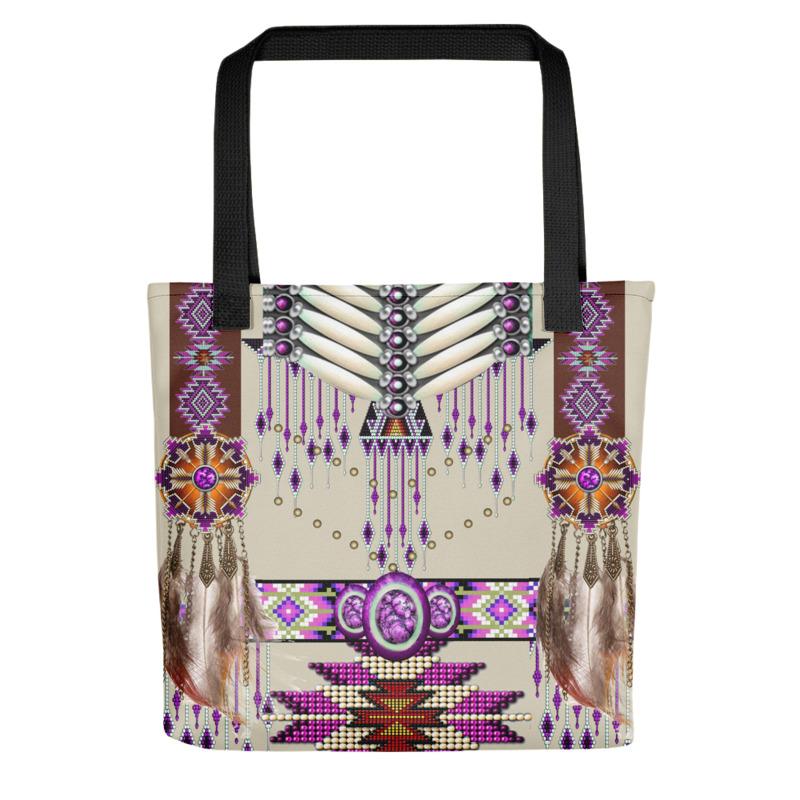 Native Pattern Purple Tote bag WCS