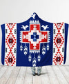 Birds Feather Hooded Blanket WCS