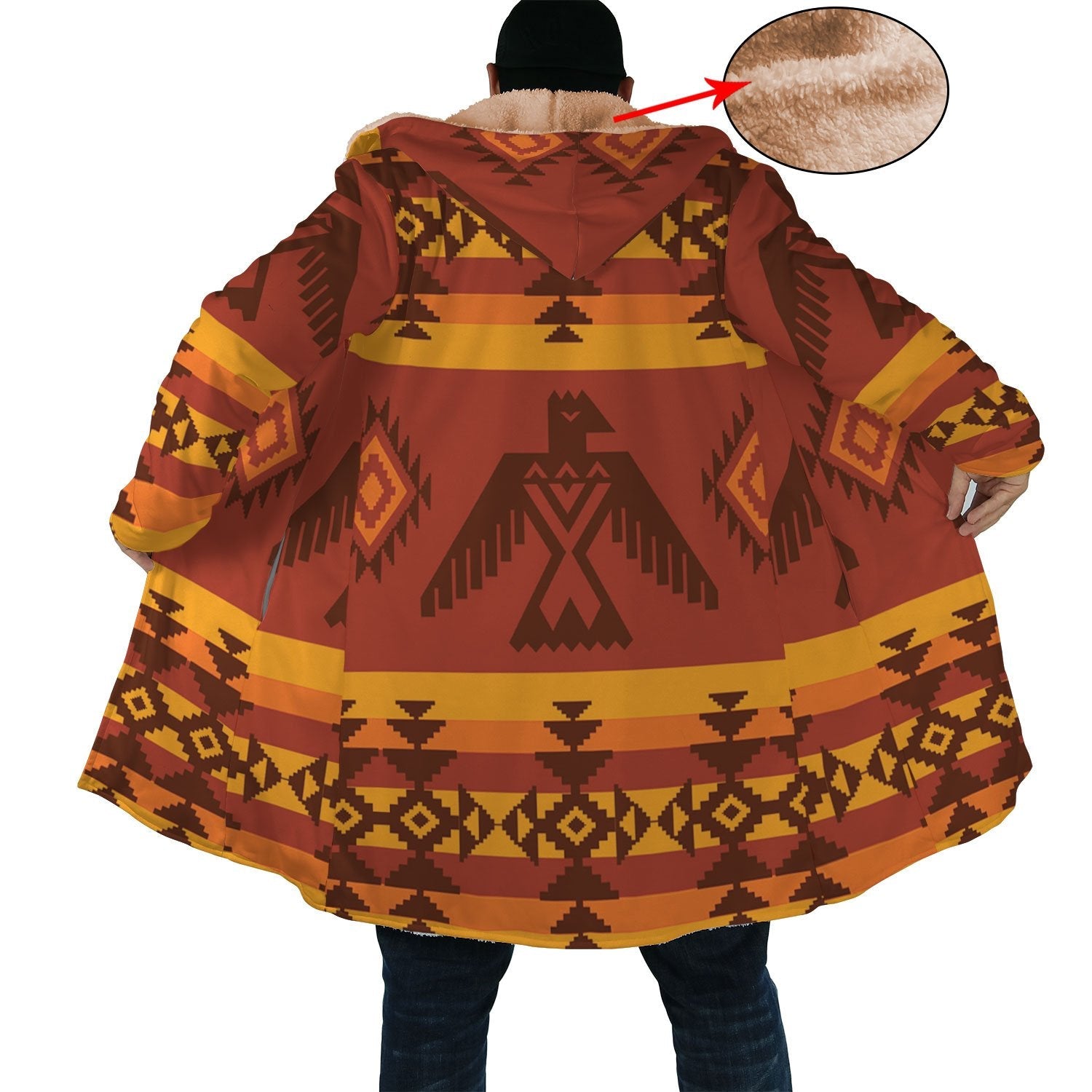 Pattern Eagle Native Cloak - Native American Pride Shop