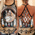 Native American Wolf Limited Edition Criss Cross Tank Top WCS