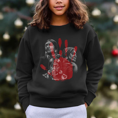 MMIW No More Stolen Sisters Red Hand Unisex T-Shirt/Hoodie/Sweatshirt