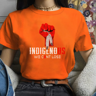 Native American Indigenous We Can't Lose Red Hand Unisex T-Shirt/Hoodie/Sweatshirt