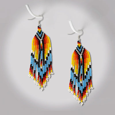 SALE 30% OFF - Multi-Color Hook Beaded Handmade Earrings For Women