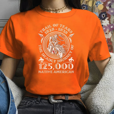 Trail Of Tears 125000 Native American Man Ride Horse Unisex T-Shirt/Hoodie/Sweatshirt