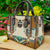 Brown Pattern Breastplate Native Leather Handbag WCS023