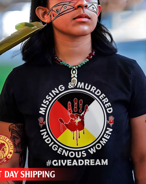 Give A Dream MMIW Red Hand On Wheel Unisex T-Shirt/Hoodie/Sweatshirt