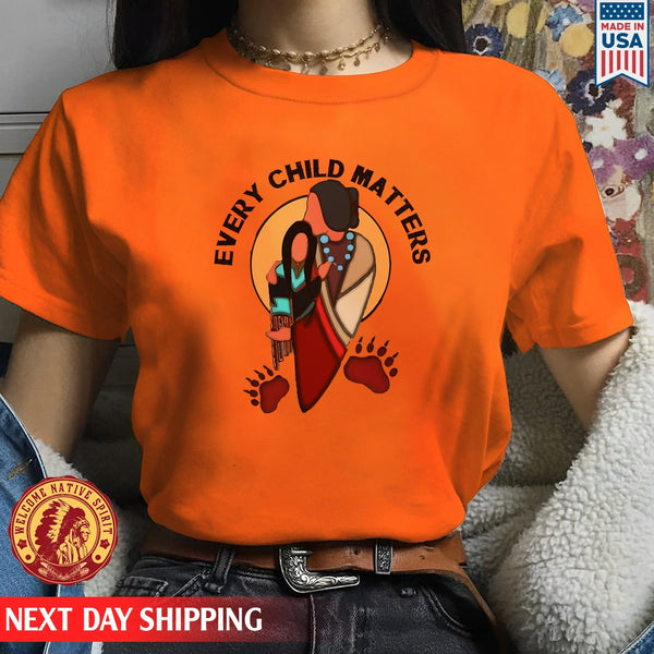 Orange t shirt next day delivery sales