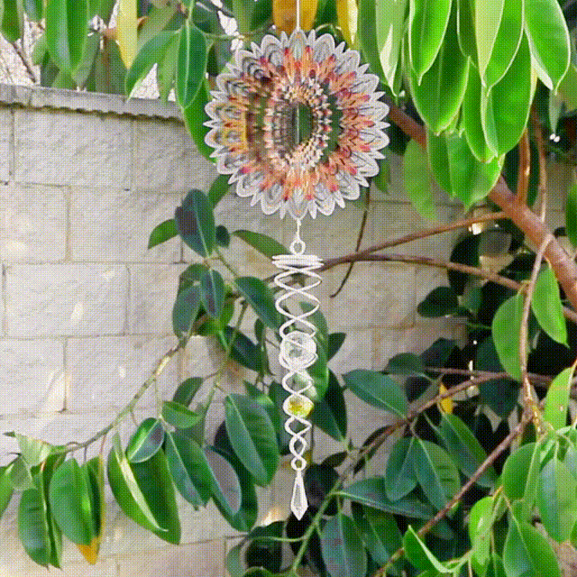 Colorful Native American Feather Dreamcatcher Wind Spinner