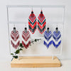 SALE 30% OFF - Indigenous Women Pattern Beaded Handmade Earrings For Women