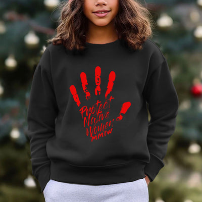 MMIW Protect Native Women Red Hand Unisex Hoodie/Sweatshirt/T-Shirt