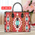 Personalized Leather Handbag for Women - Design Patten Boho Aztec Style LB05