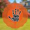 Colorful Native American Every Child Matters Handprint Wind Spinner 016