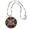 SALE 30% OFF - MMIW No More Stolen Sister Sunburst Handmade Beaded Wire Necklace Pendant For Women