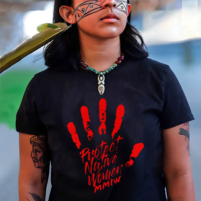 MMIW Protect Native Women Red Hand Unisex Hoodie/Sweatshirt/T-Shirt