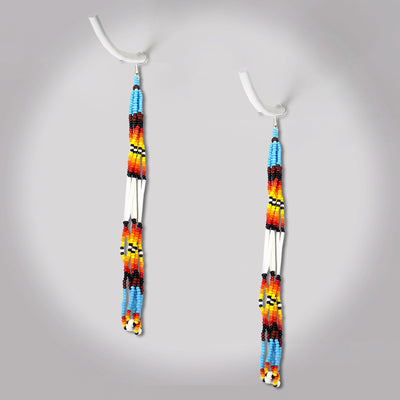 SALE 30% OFF - Multi-Color Long Beaded Handmade Earrings For Women