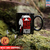 Native American Still Here Still Strong Native Brige Woman Red Ceramic Coffee Mug