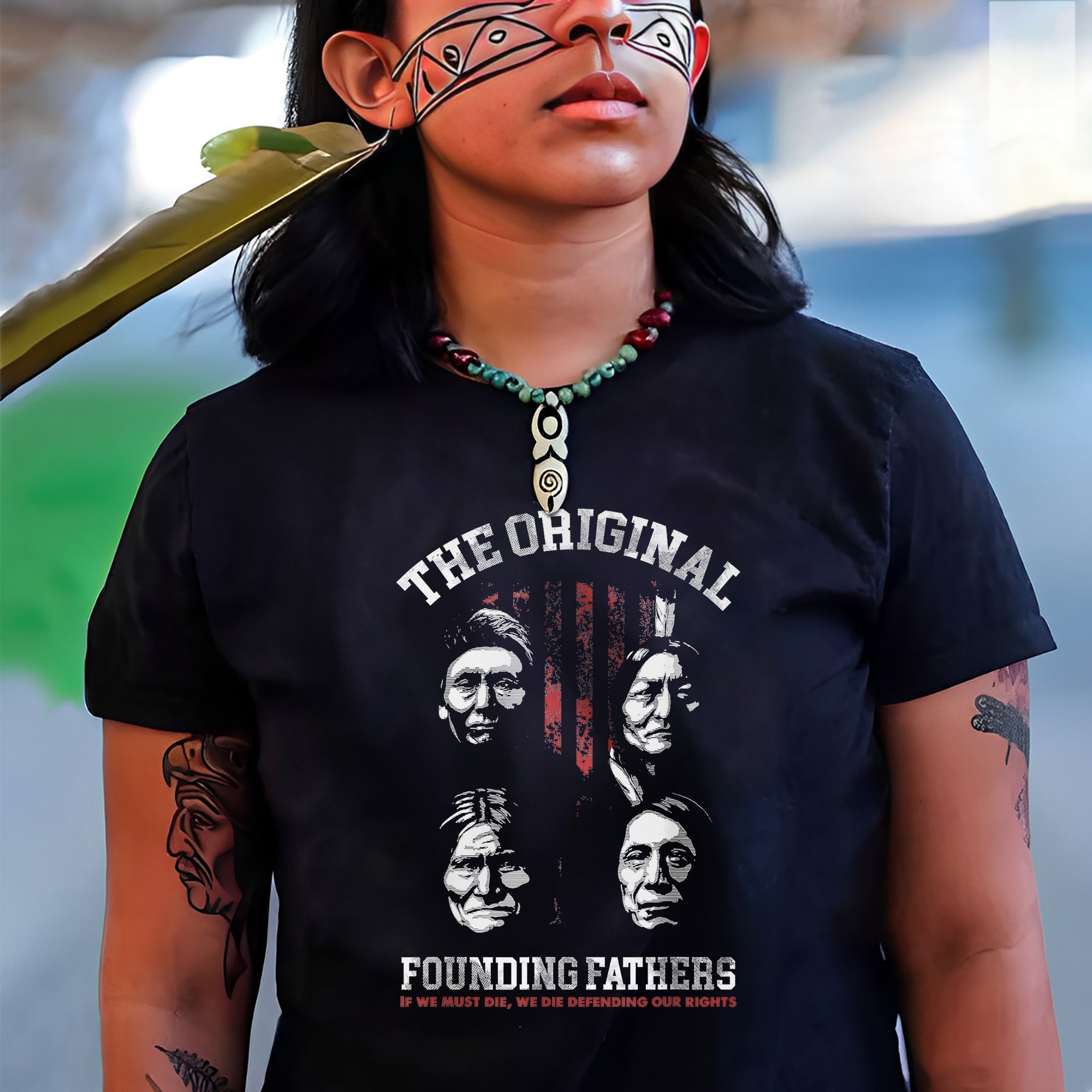 Native American The Original Founding Five Father Unisex T-Shirt/Hoodie/Sweatshirt